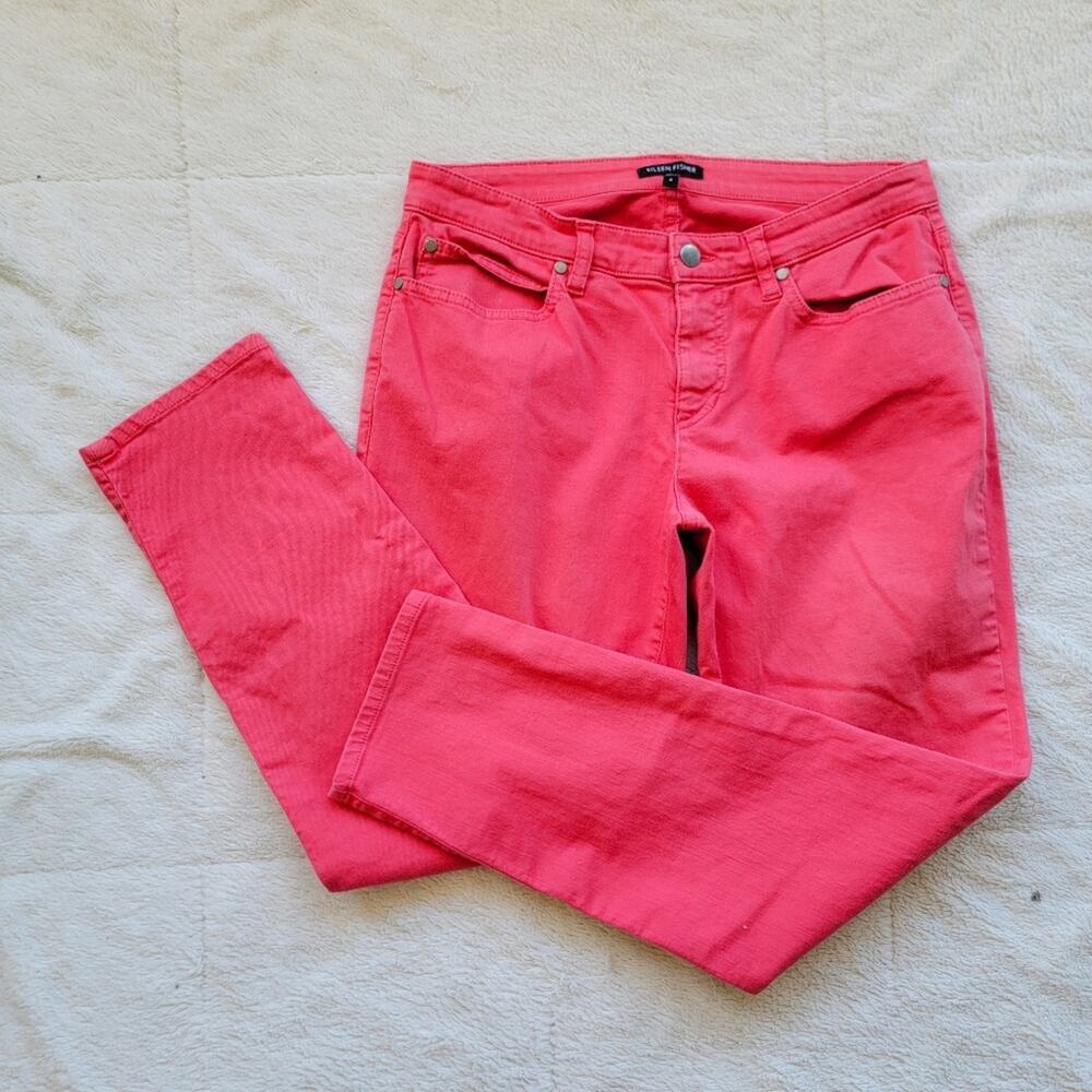 Eileen Fisher Low Rise Skinny Leg Crop Jwans‎